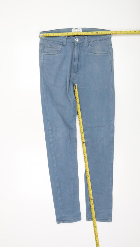 Mens UK Size M Nanny State Slim Fit Skinny Blue Jeans