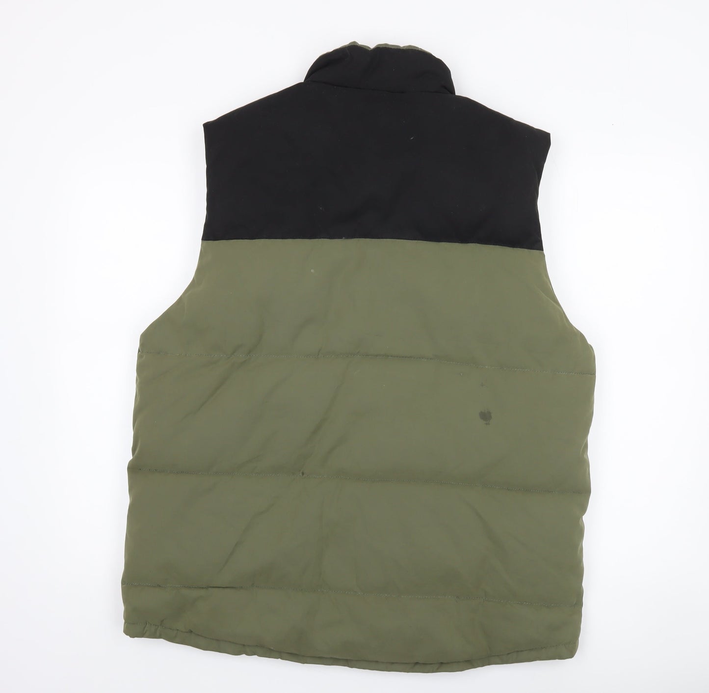 Mens UK Size L H&M Green Puffer Jacket