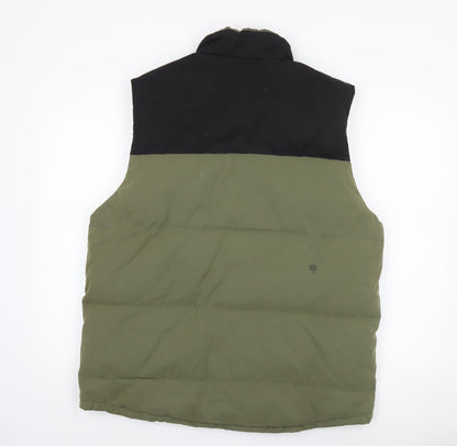 Mens UK Size L H&M Green Puffer Jacket