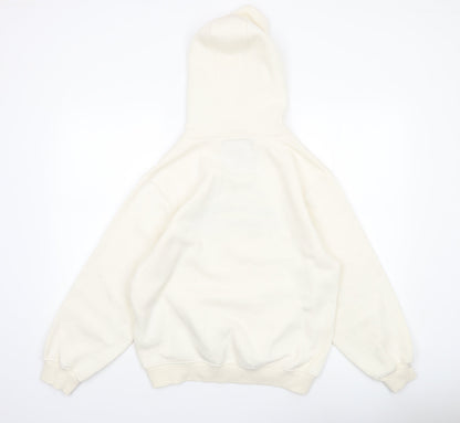 Womens UK Size 8 Threadbare Ivory Pullover Hoodie