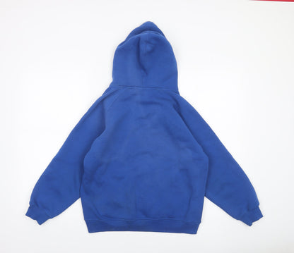 Boys UK Size XS Papini Blue Pullover Hoodie