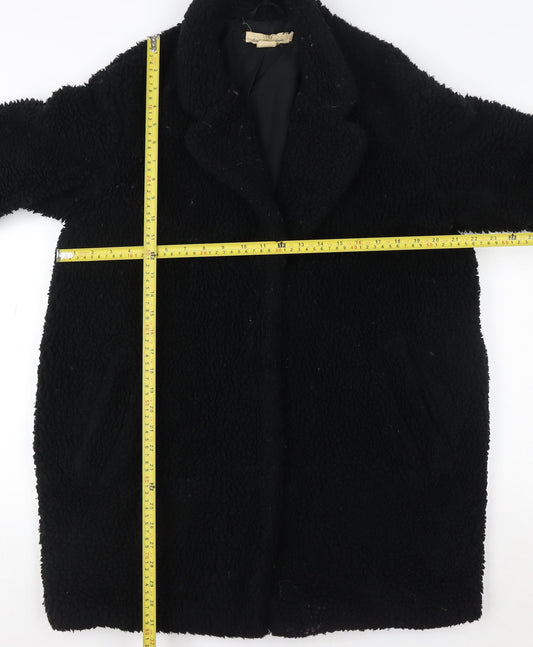 Womens UK Size 10 L.O.G.G. Black Overcoat