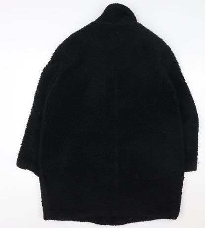 Womens UK Size 10 L.O.G.G. Black Overcoat