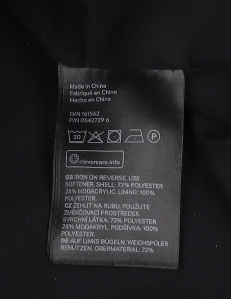 Womens UK Size 10 L.O.G.G. Black Overcoat