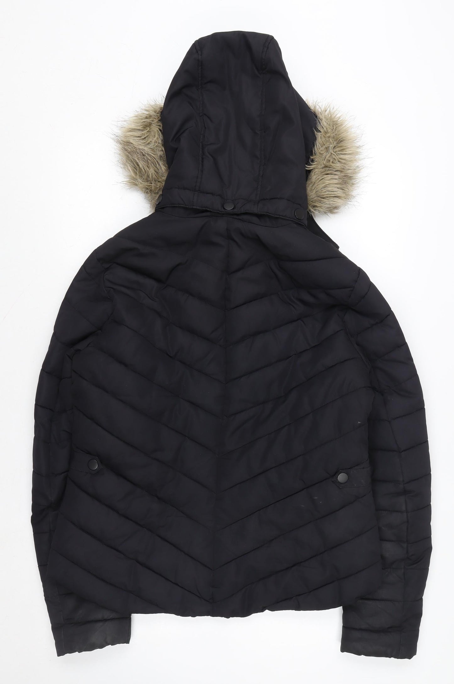 Womens UK Size 14 L.O.G.G. Black Puffer Jacket