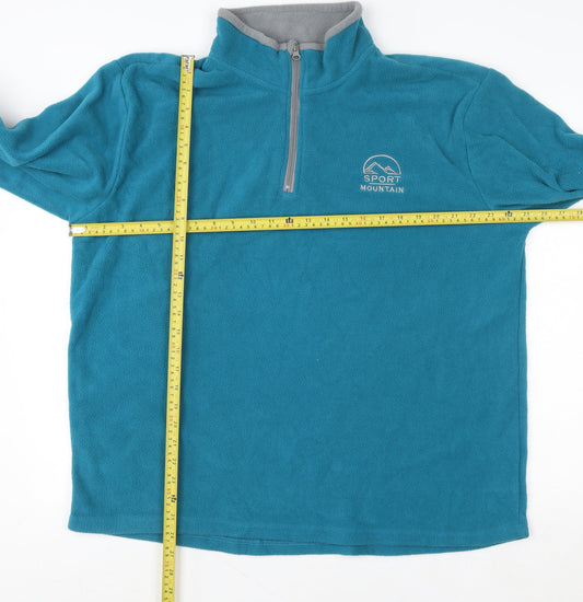 Mens UK Size XL atlasformen Blue Pullover Sweatshirt