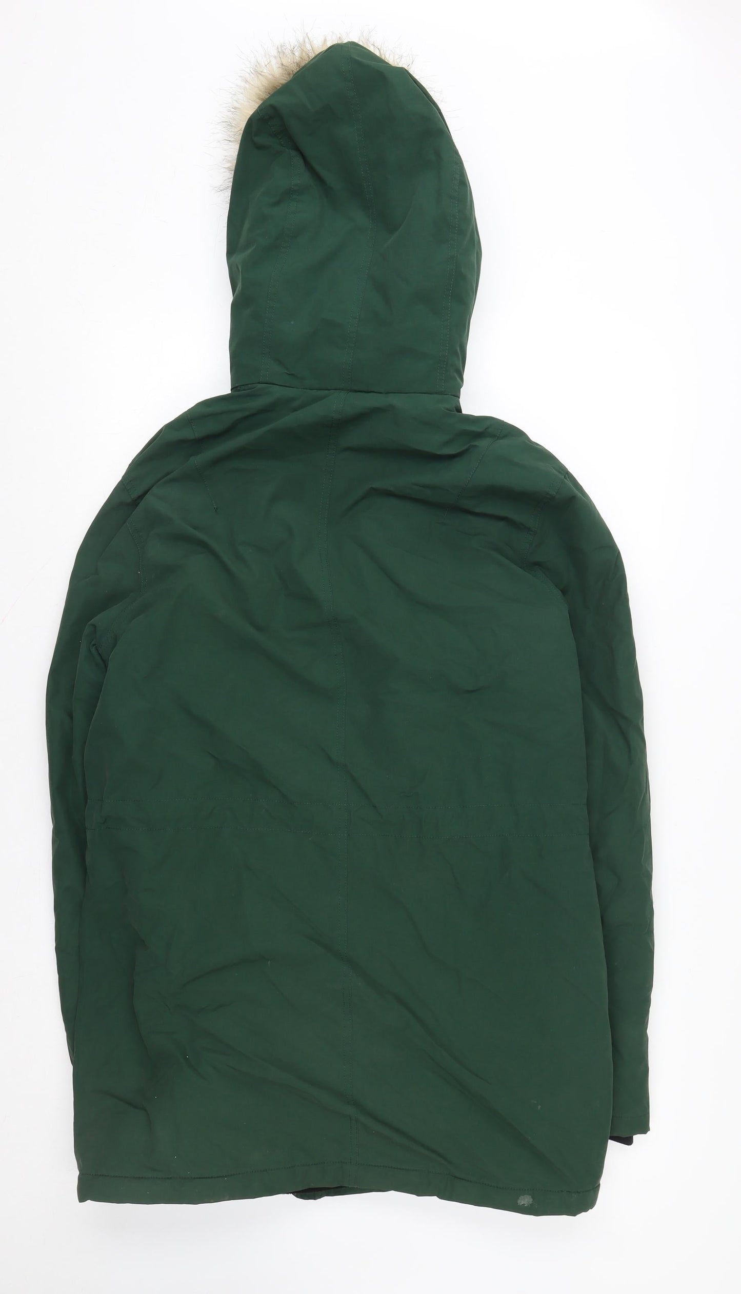 Mens UK Size S Lyle & Scott Green Parka Coat