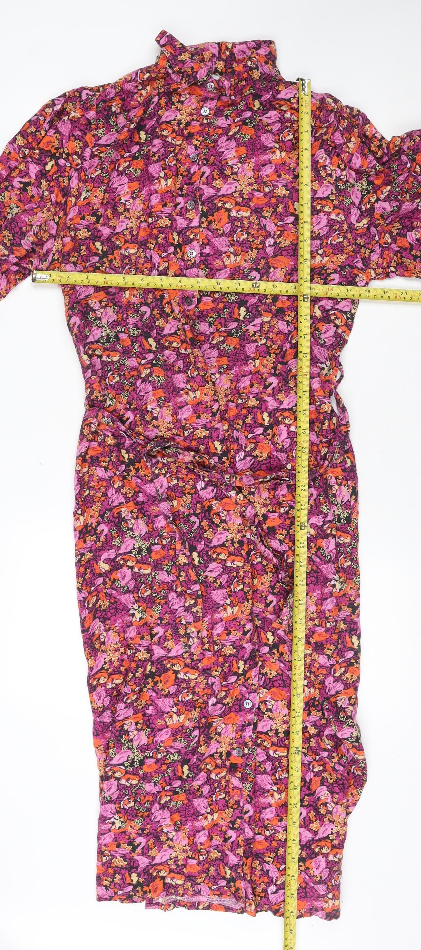 Womens UK Size M Frnch Paris Shirt Dress