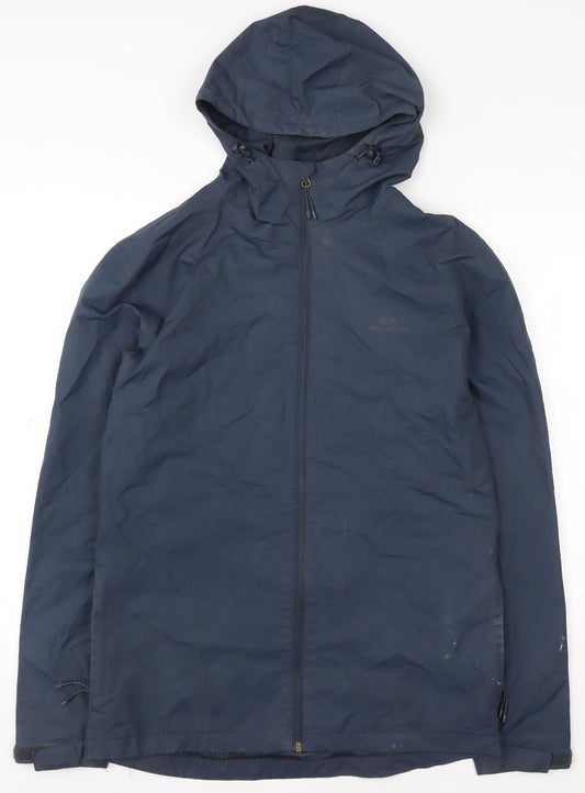 Mens UK Size S Weird Fish Blue Rain Coat