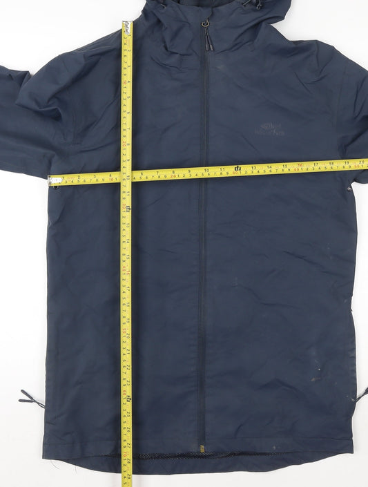 Mens UK Size S Weird Fish Blue Rain Coat
