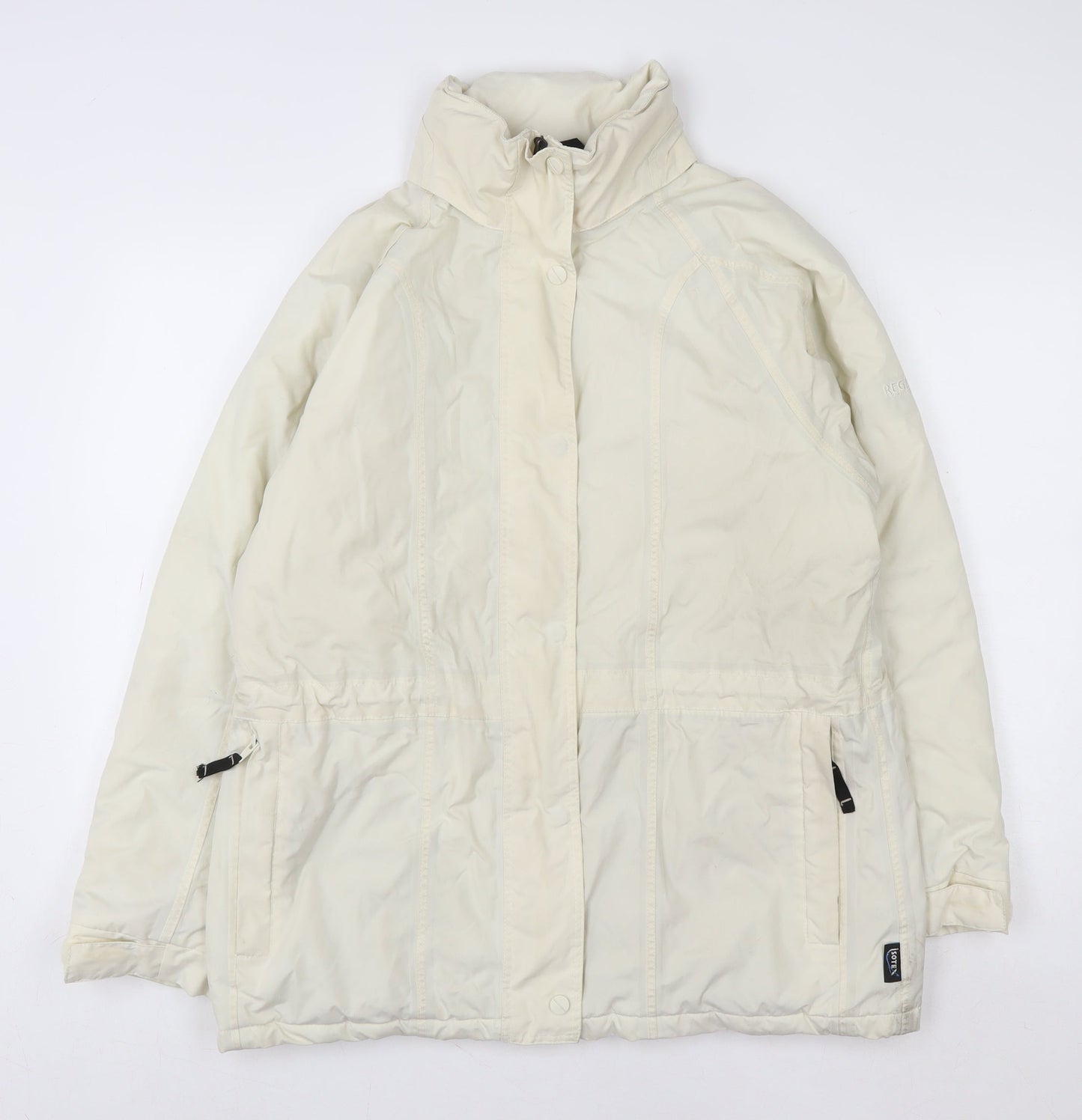 Womens UK Size 12 Regatta Ivory Parka Coat
