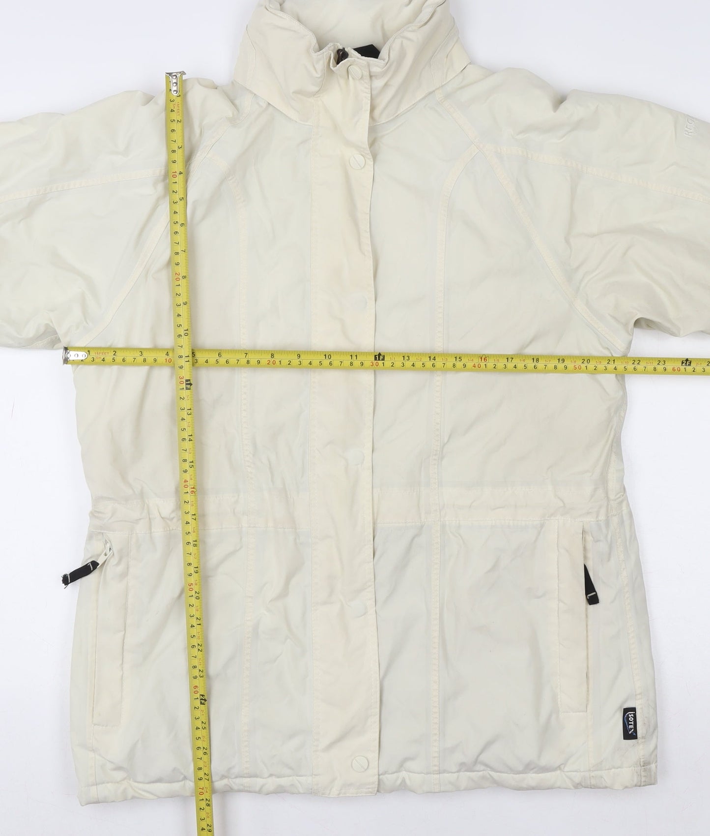 Womens UK Size 12 Regatta Ivory Parka Coat