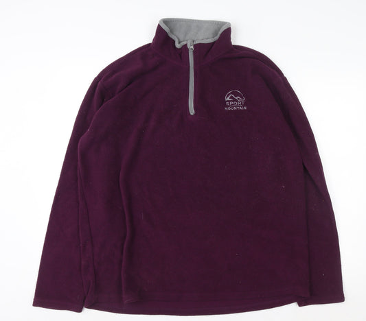 Mens UK Size 2XL atlasformen Purple Pullover Sweatshirt