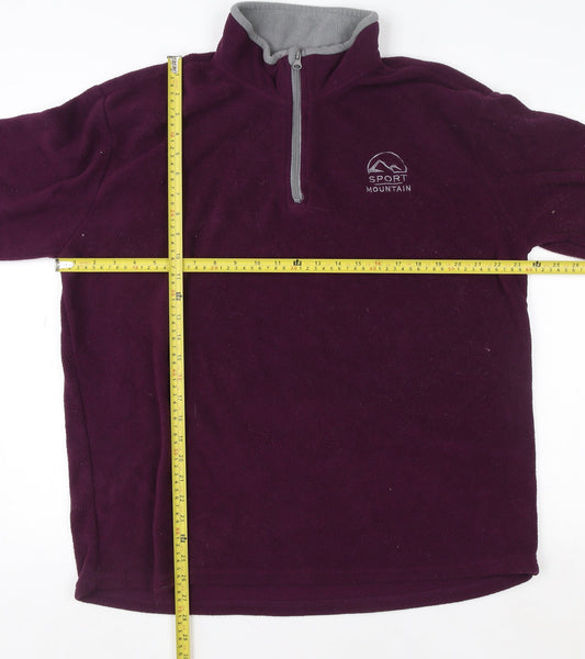 Mens UK Size 2XL atlasformen Purple Pullover Sweatshirt