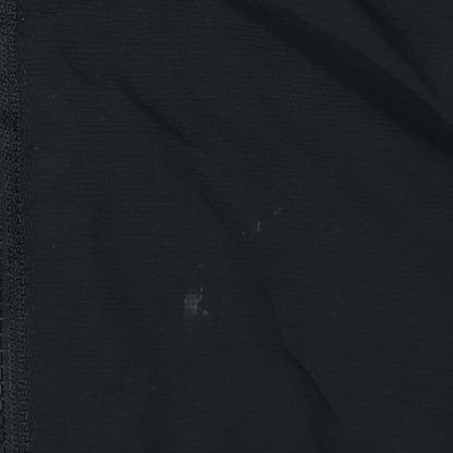 Womens UK Size L NUVANO Black Windbreaker Coat