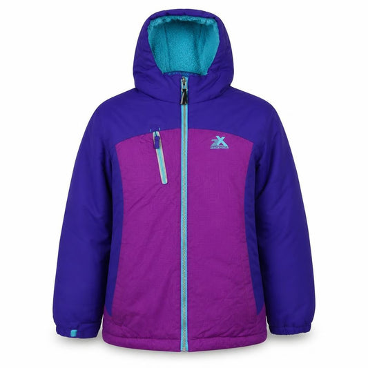 Girls UK Size 10-12 Years ZeroXposur Purple Puffer Jacket