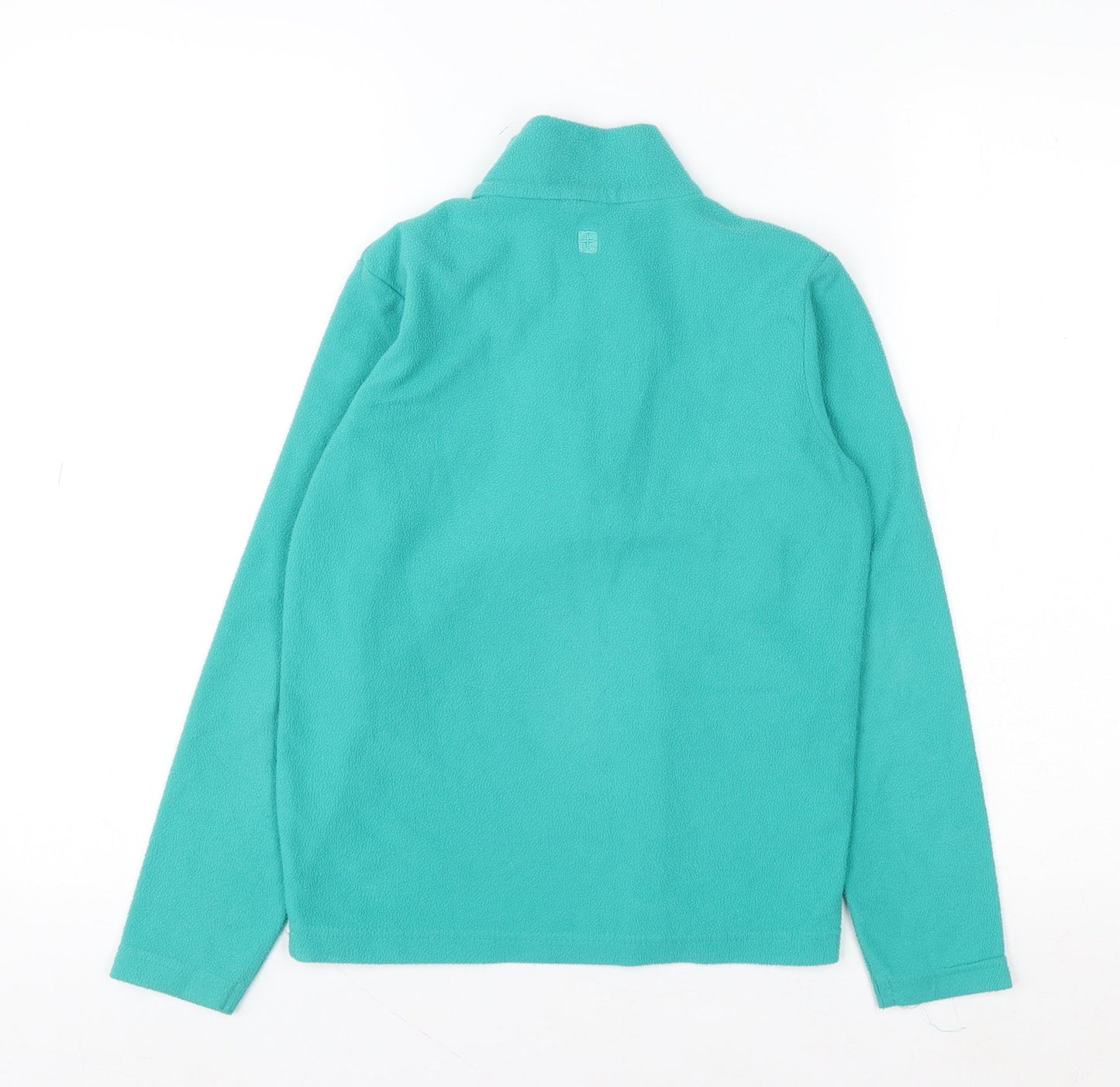 Mountain Warehouse Girls Green Fleece 1/4 Zip Sweatshirt 9-10 Years