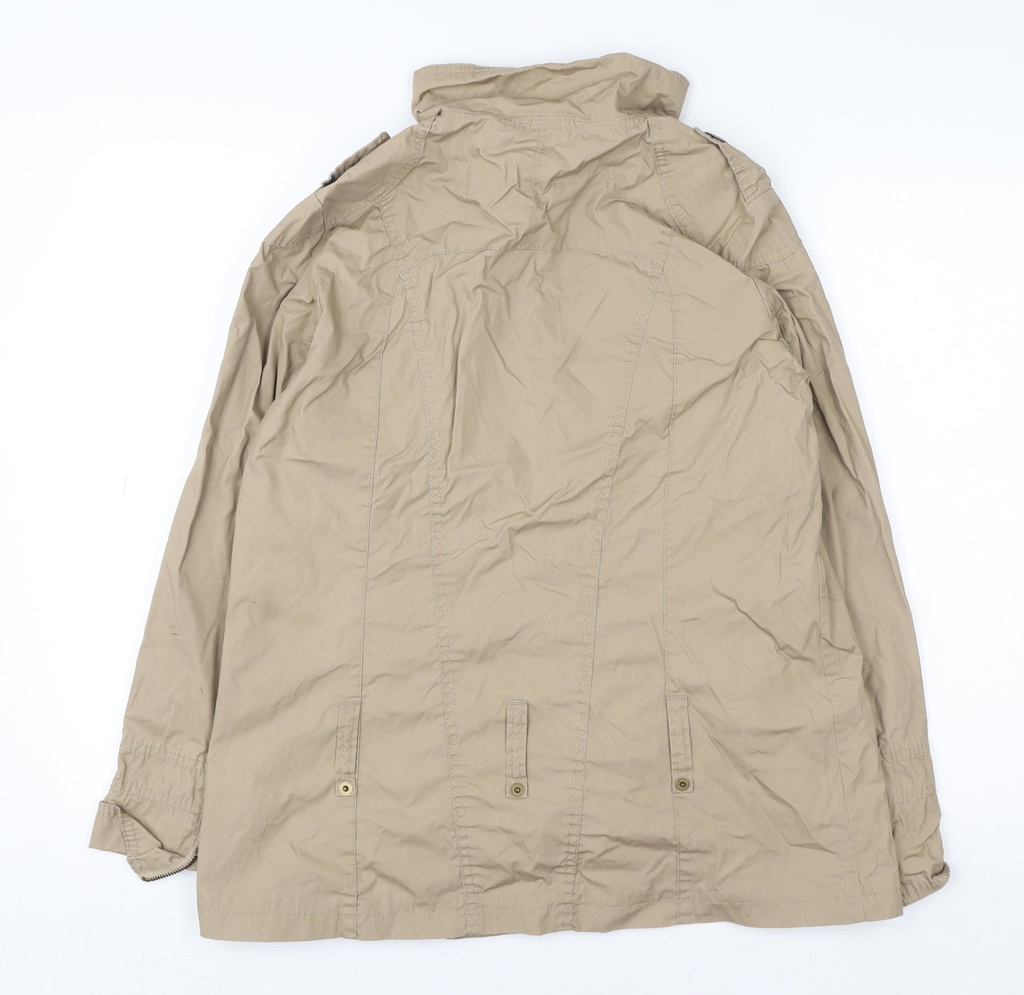 Womens UK Size 14 Marks and Spencer Beige Trench Coat