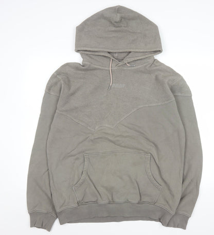 Mens UK Size XL Pray Grey Pullover Hoodie