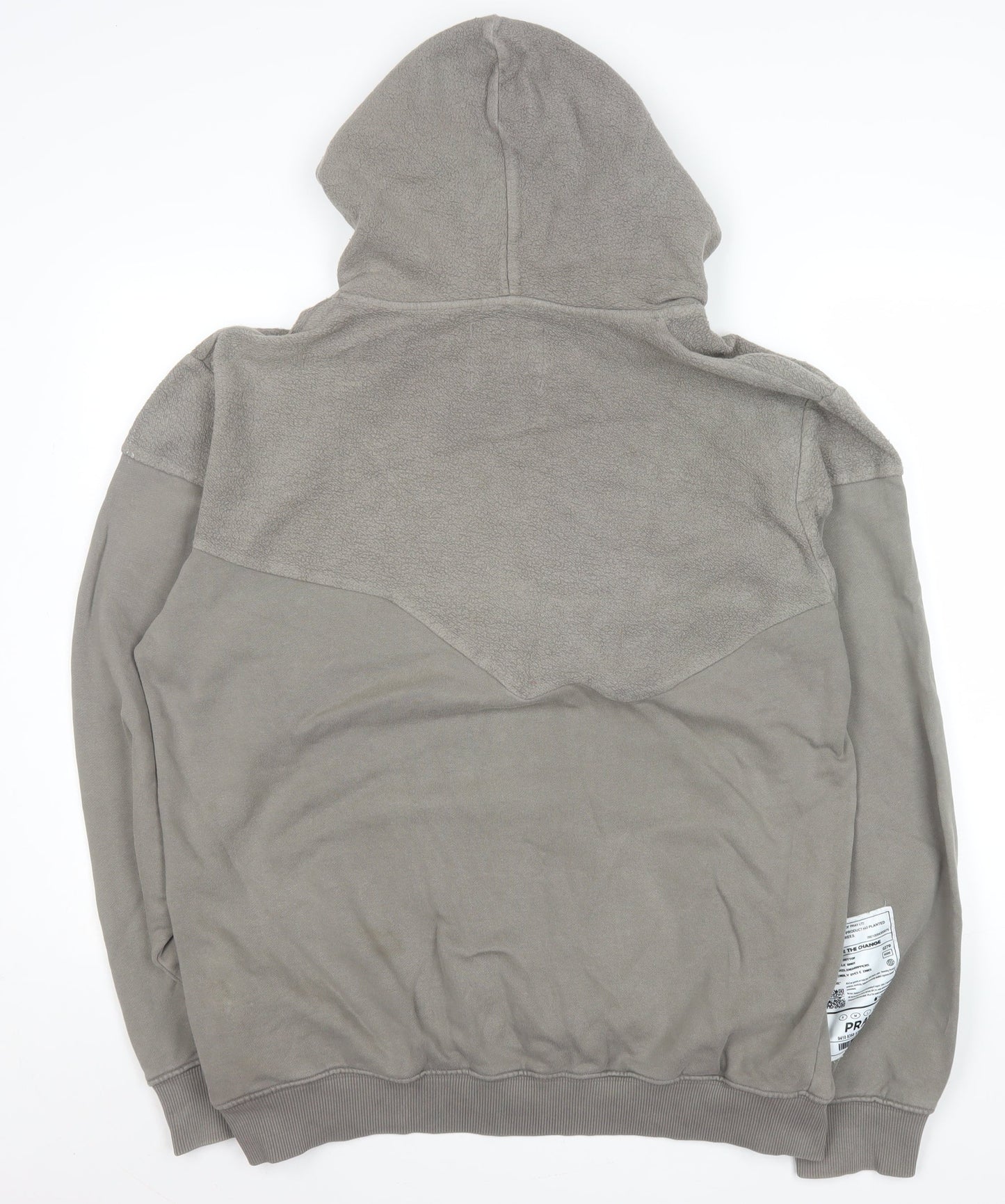 Mens UK Size XL Pray Grey Pullover Hoodie
