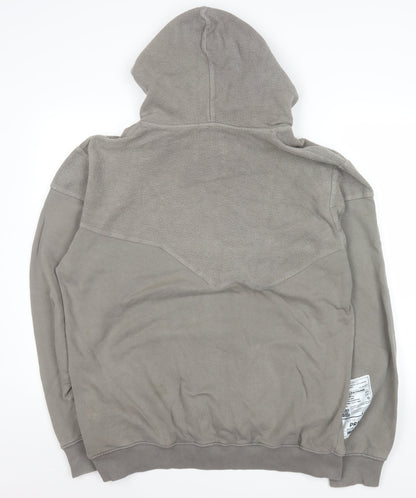 Mens UK Size XL Pray Grey Pullover Hoodie