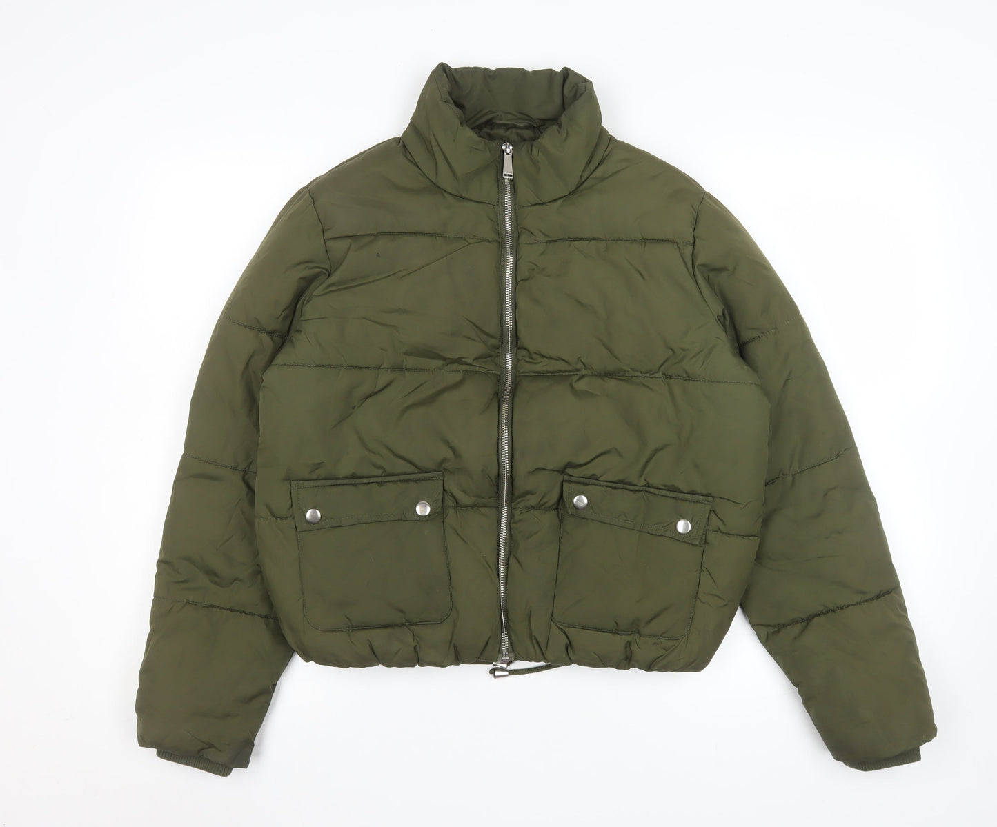 Girls UK Size 14 Years Matalan Green Puffer Jacket