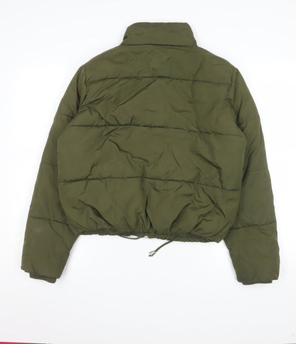 Girls UK Size 14 Years Matalan Green Puffer Jacket