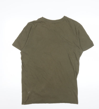 Mens UK Size L Nike Green  T-Shirt