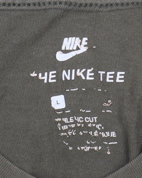 Mens UK Size L Nike Green  T-Shirt