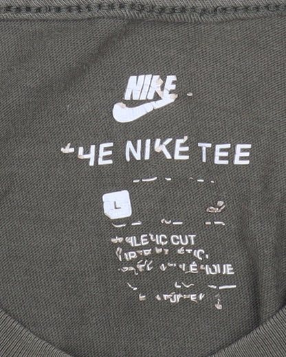 Mens UK Size L Nike Green  T-Shirt