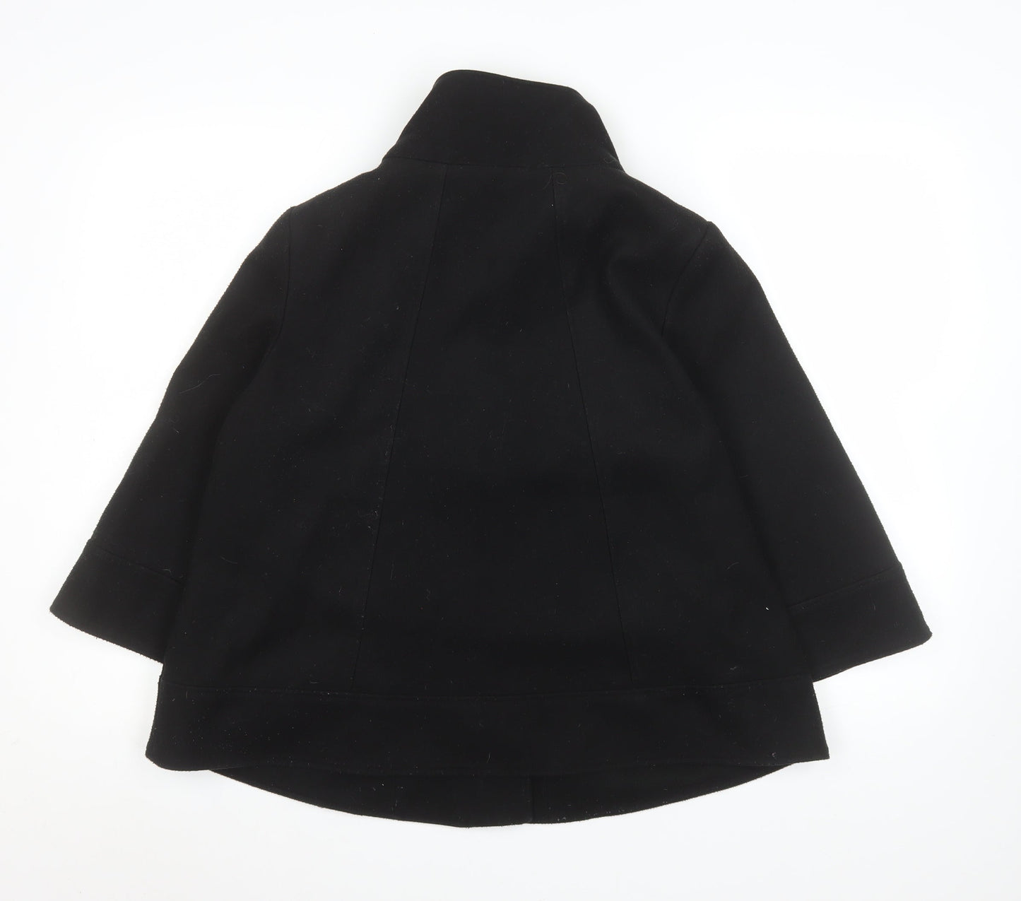 Womens UK Size 14 Be Beau Black Biker Coat