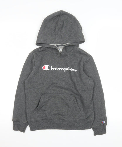 Boys UK Size 7-8 Years Champion Grey Pullover Hoodie