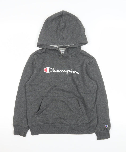 Boys UK Size 7-8 Years Champion Grey Pullover Hoodie
