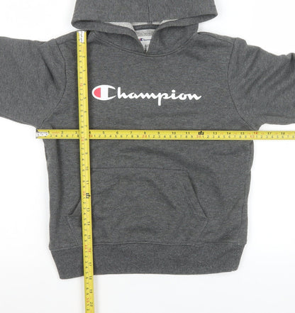 Boys UK Size 7-8 Years Champion Grey Pullover Hoodie