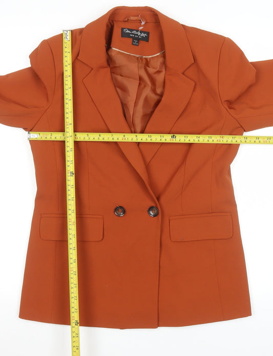 Womens UK Size 8 Miss Selfridge Regular Orange Blazer