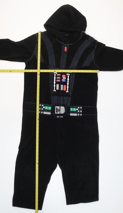 Star Wars Men’s Black Fleece Darth Vader Hooded Onesie Size S