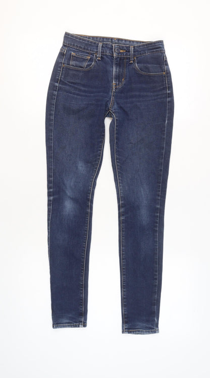 Womens UK Size 8 Levi's Slim Fit Skinny Blue Jeans