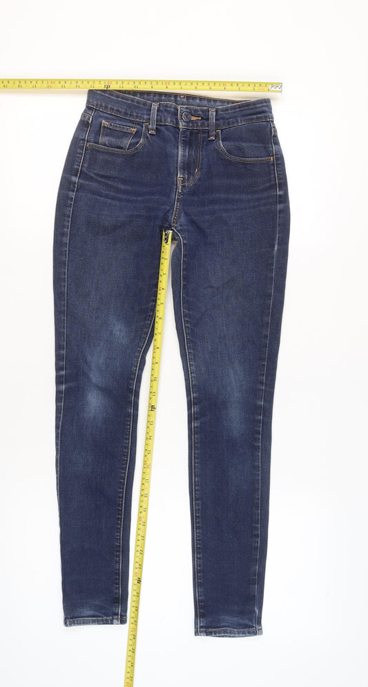 Womens UK Size 8 Levi's Slim Fit Skinny Blue Jeans