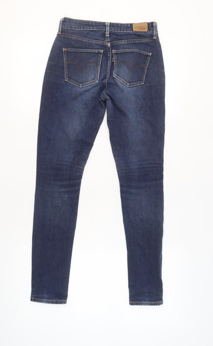 Womens UK Size 8 Levi's Slim Fit Skinny Blue Jeans
