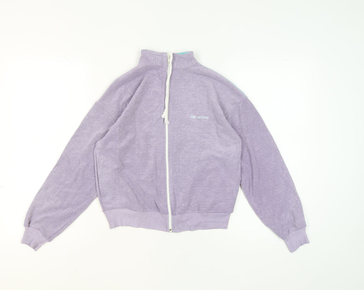 Womens UK Size M Umbro Purple Gym & Training Running & Jogging Football Jacket