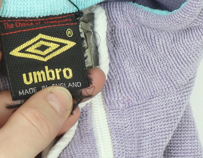 Womens UK Size M Umbro Purple Gym & Training Running & Jogging Football Jacket