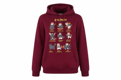Womens UK Size XS Famona Red Pullover Hoodie