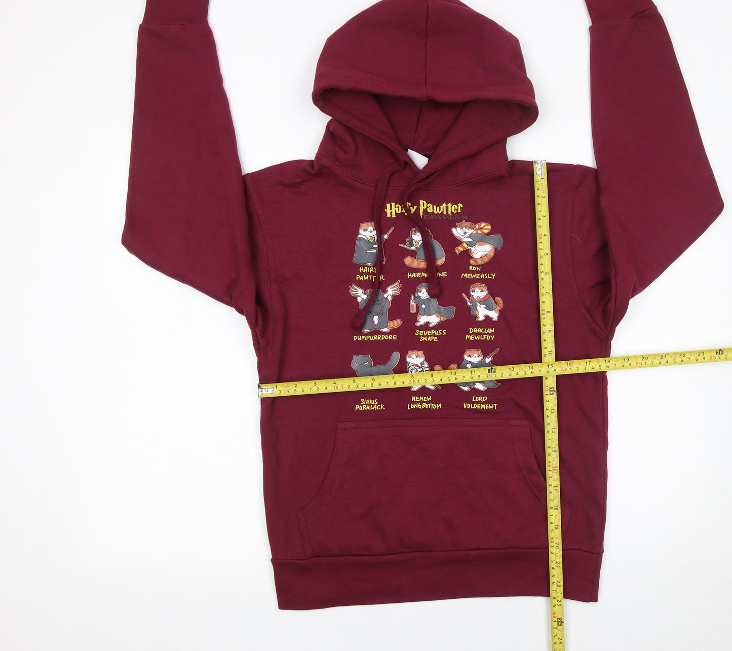 Womens UK Size XS Famona Red Pullover Hoodie