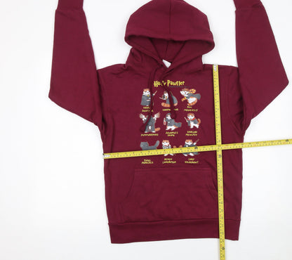 Womens UK Size XS Famona Red Pullover Hoodie