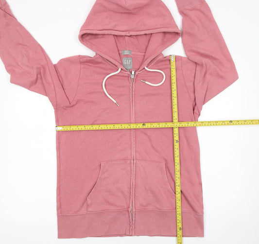 Womens UK Size M Gap Pink Full Zip Hoodie