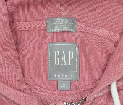 Womens UK Size M Gap Pink Full Zip Hoodie