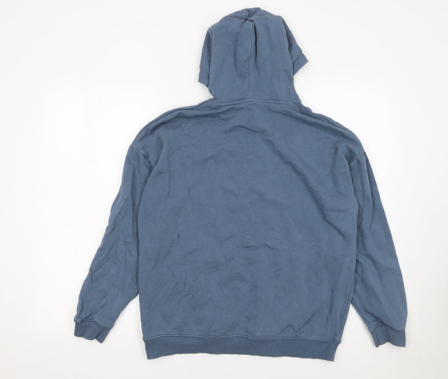 Boys UK Size 13-14 Years Marks and Spencer Blue Pullover Hoodie