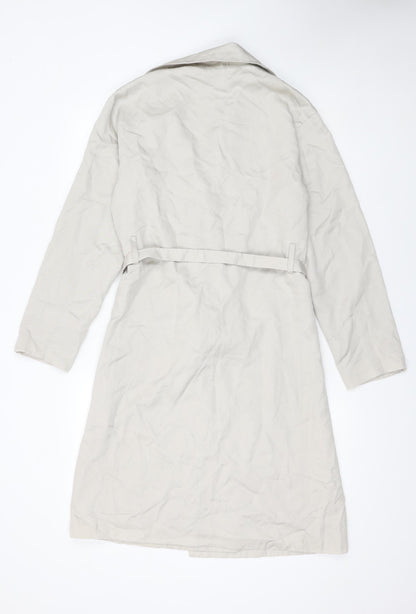 Womens UK Size XS Uniqlo Beige Trench Coat