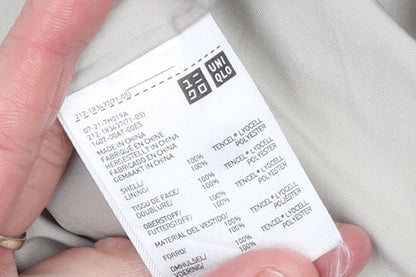 Womens UK Size XS Uniqlo Beige Trench Coat