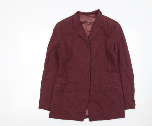Womens UK Size 10 Hobbs Regular Red Blazer